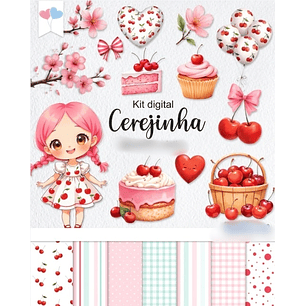 Arquivo kit Digital Cerejinha