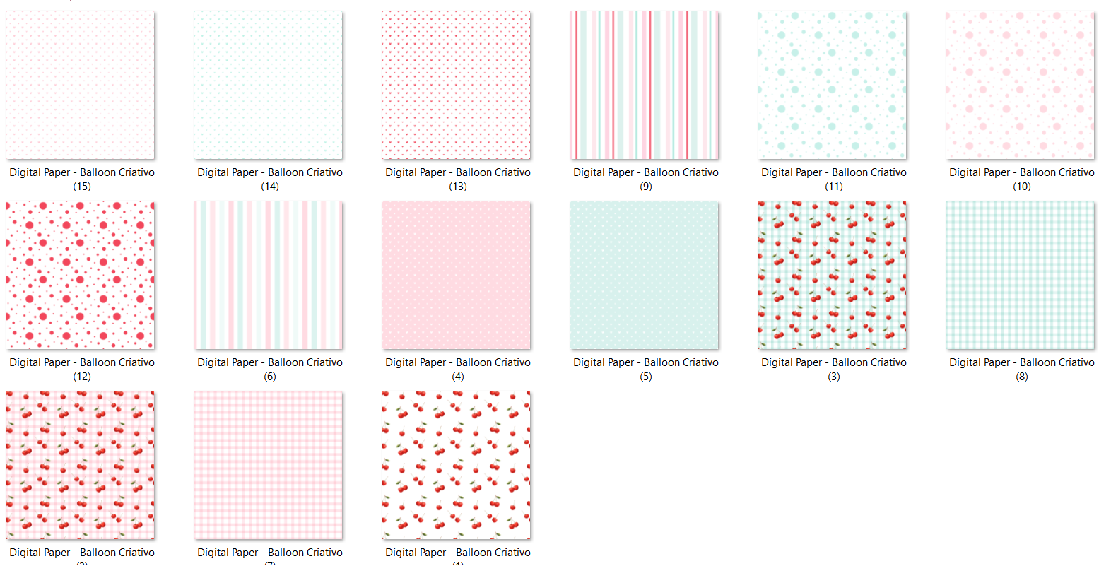 Arquivo kit Digital Cerejinha 2