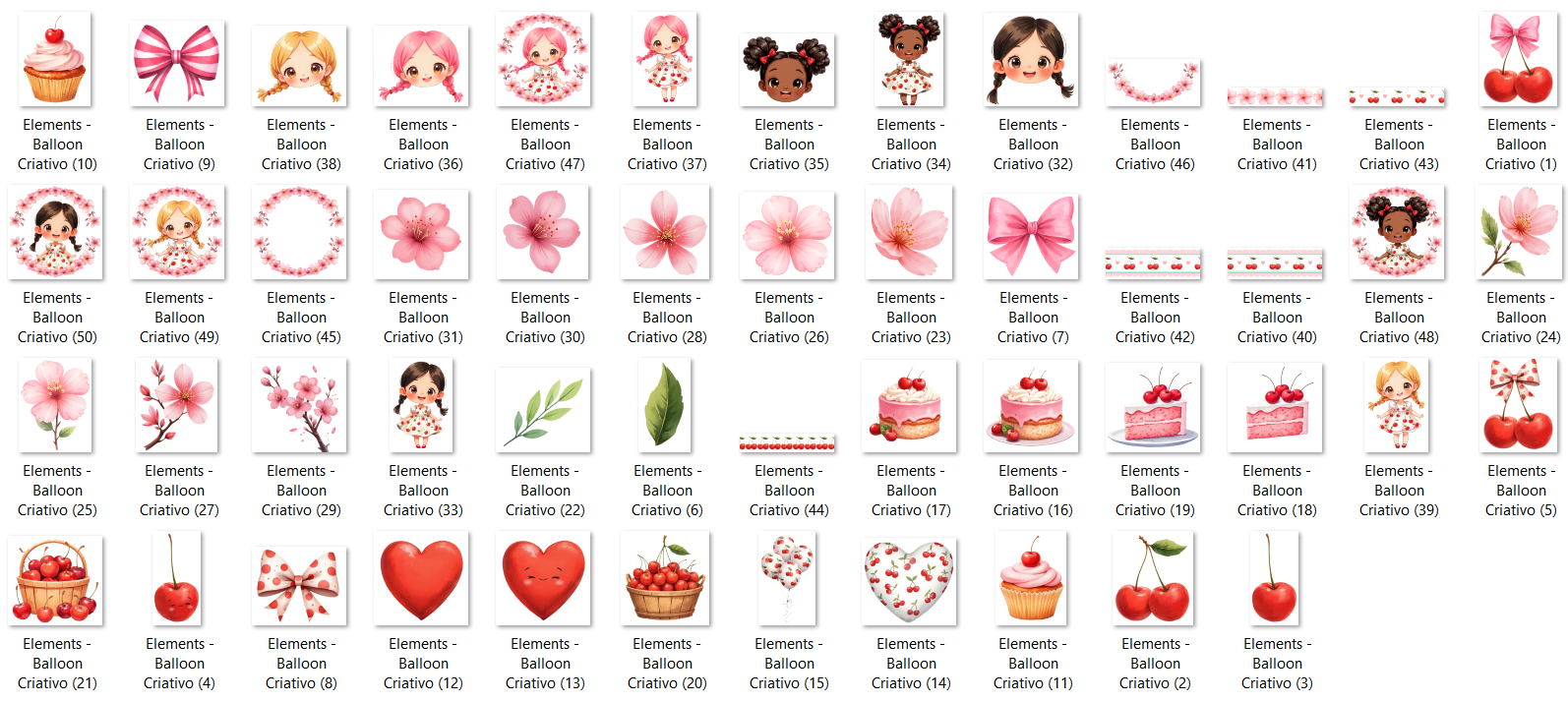 Arquivo kit Digital Cerejinha 3