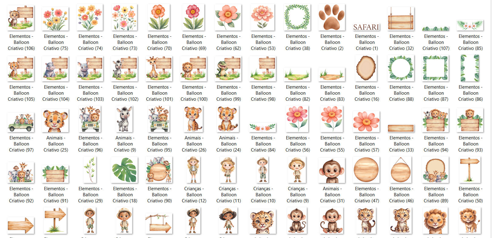 Arquivo Kit Digital Safari 3