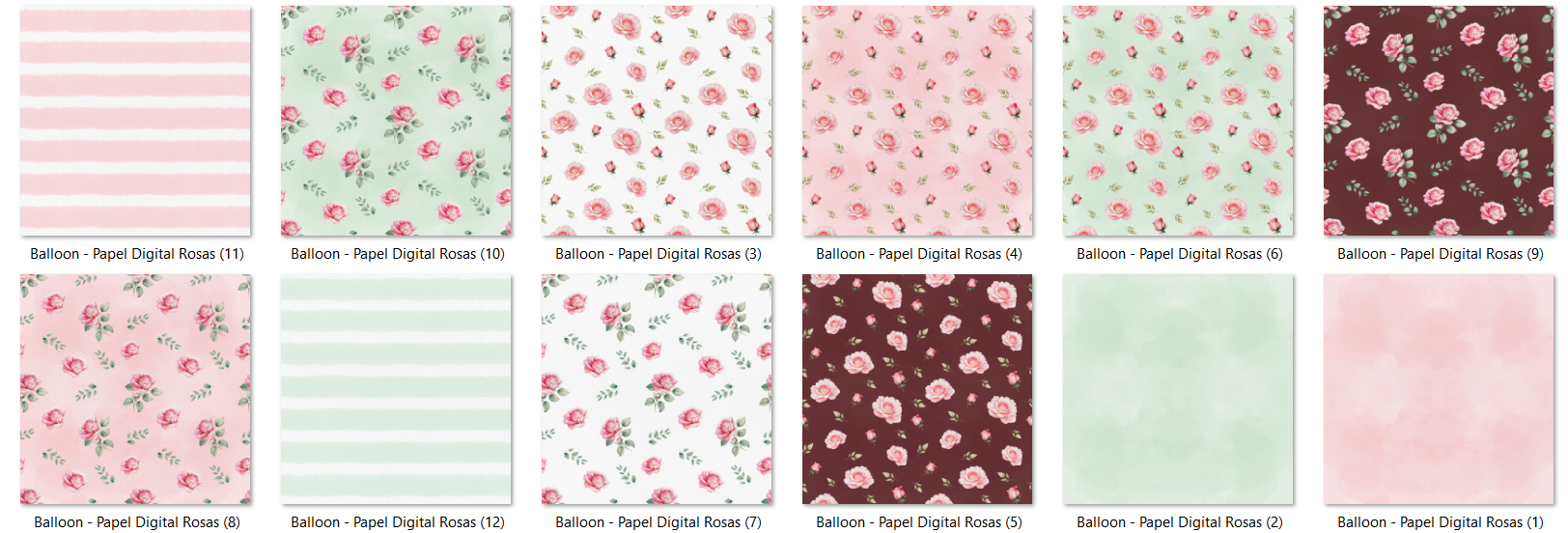 Arquivo Kit Digital Rosas 3