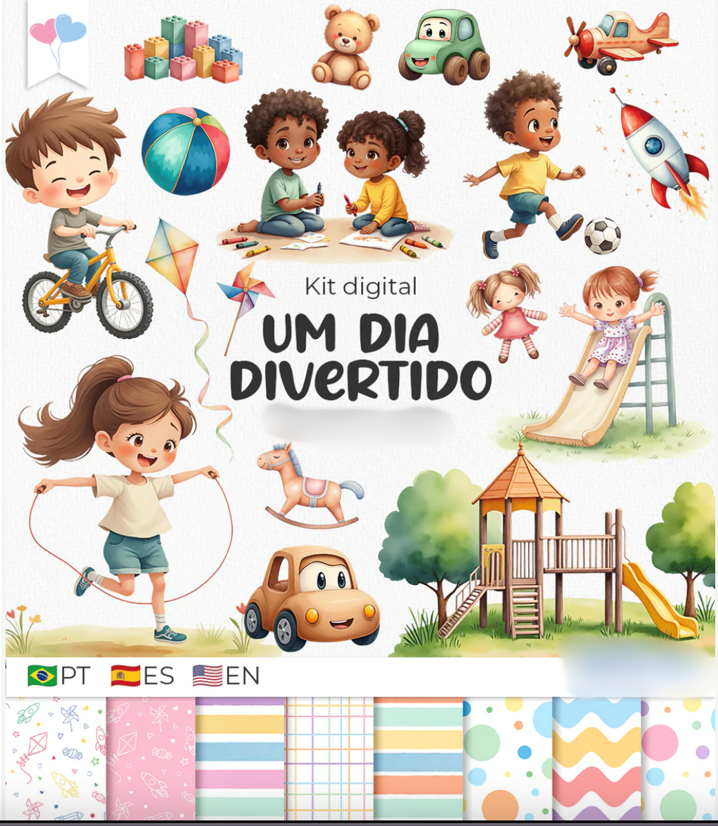 Arquivo Kit Digital Um dia Divertido  1