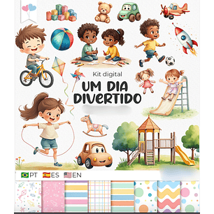 Arquivo Kit Digital Um dia Divertido 