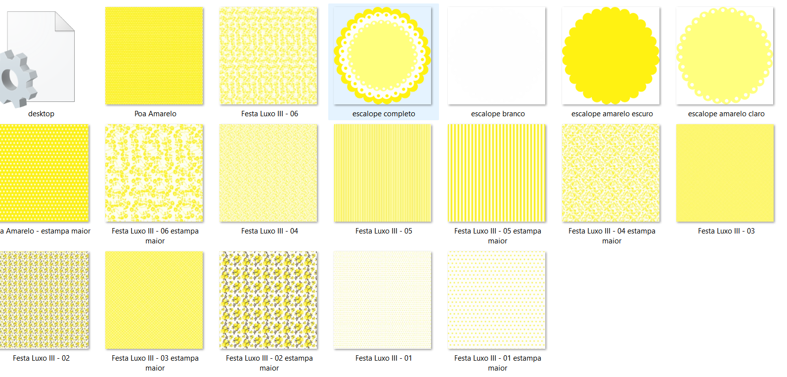 Arquivo Kit Digital Festa Luxo 2