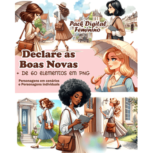 Arquivo Kit Digital Pack Feminino