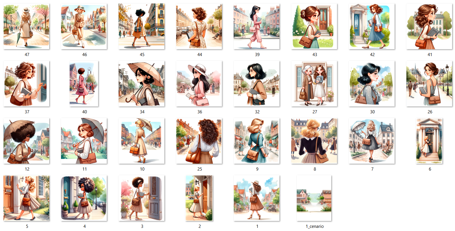 Arquivo Kit Digital Pack Feminino 3