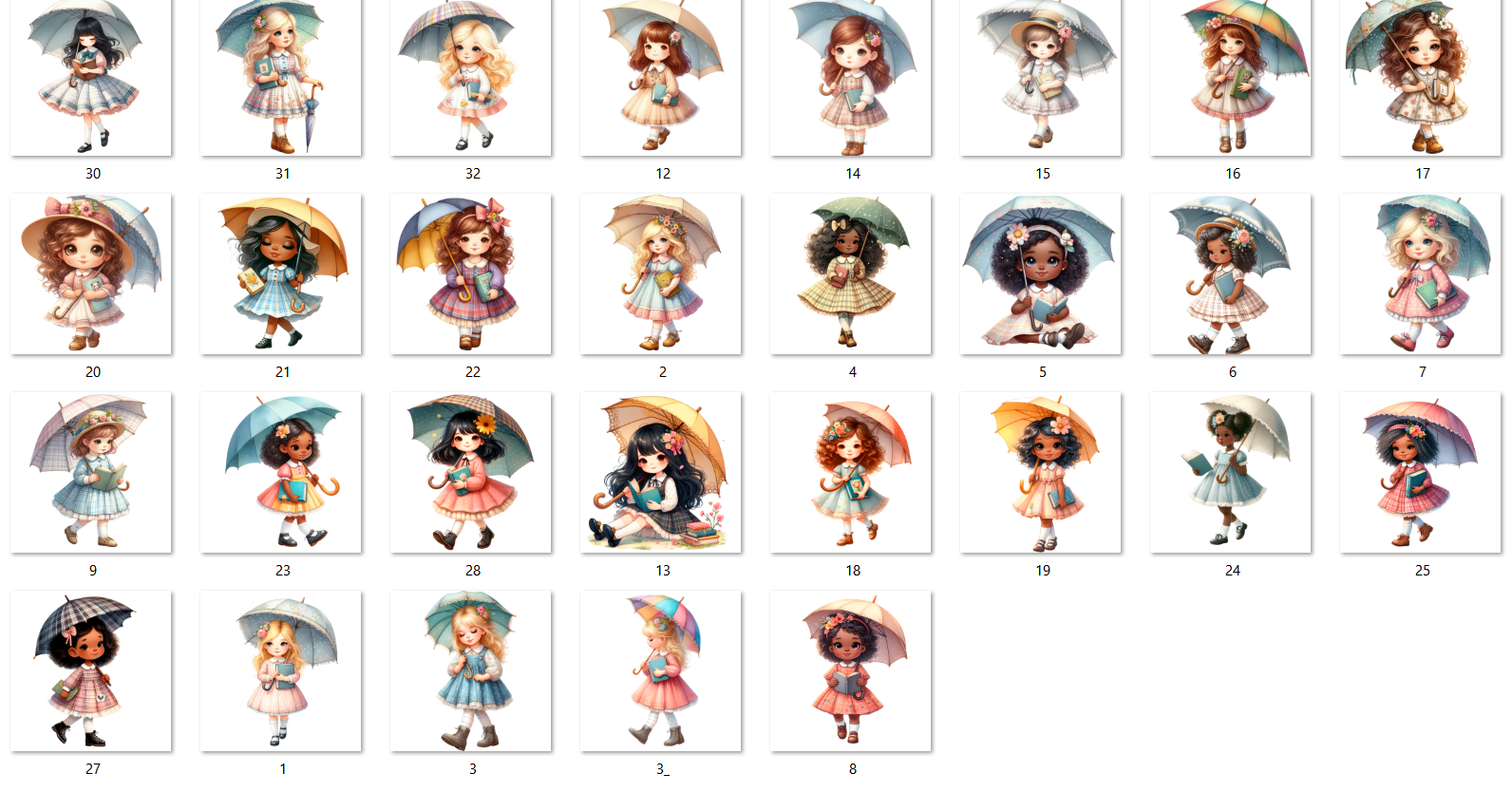 Arquivo Kit Digital Doce Menina 3