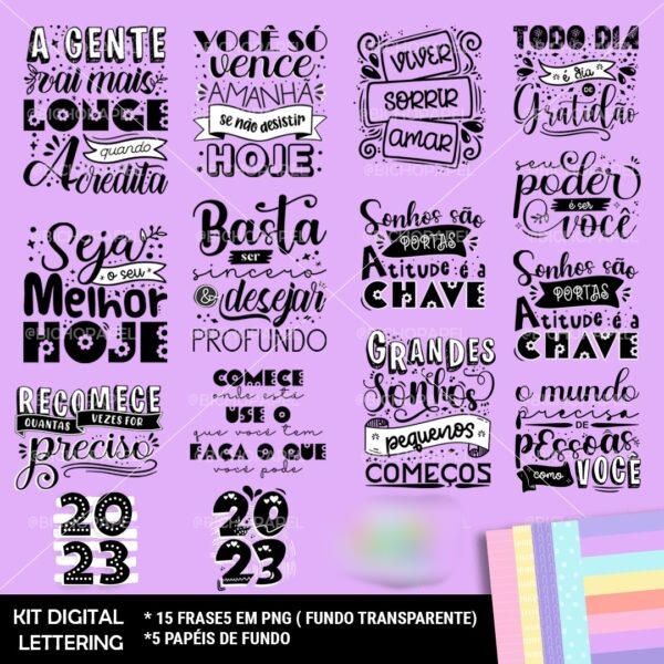 Arquivo Kit Digital Lettering 1
