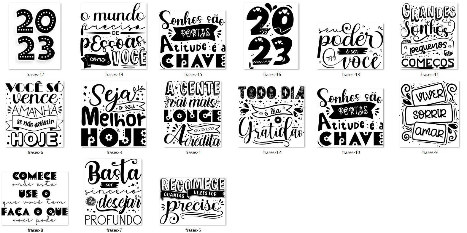 Arquivo Kit Digital Lettering 3