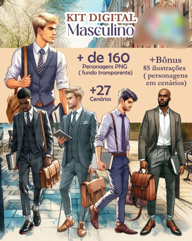 Arquivo kit Digital Masculino  1