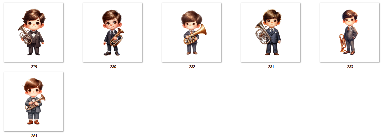 Arquivo Kit Digital Crianças com Instrumento 4