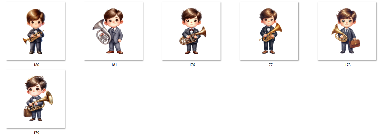 Arquivo Kit Digital Crianças com Instrumento 7