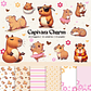 Arquivo Kit Digital Capivara Charm - Thumbnail 1