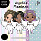 Arquivo Kit Digital Anjinhos Meninas - Thumbnail 1