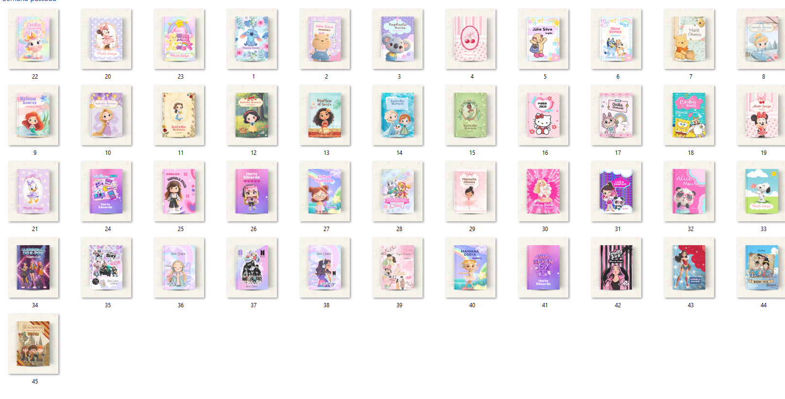 Arquivo Capas de Caderno Volta ás Aulas 13