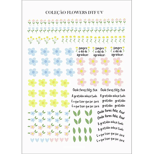 Arquivo Kit Digital Coleção Flowers