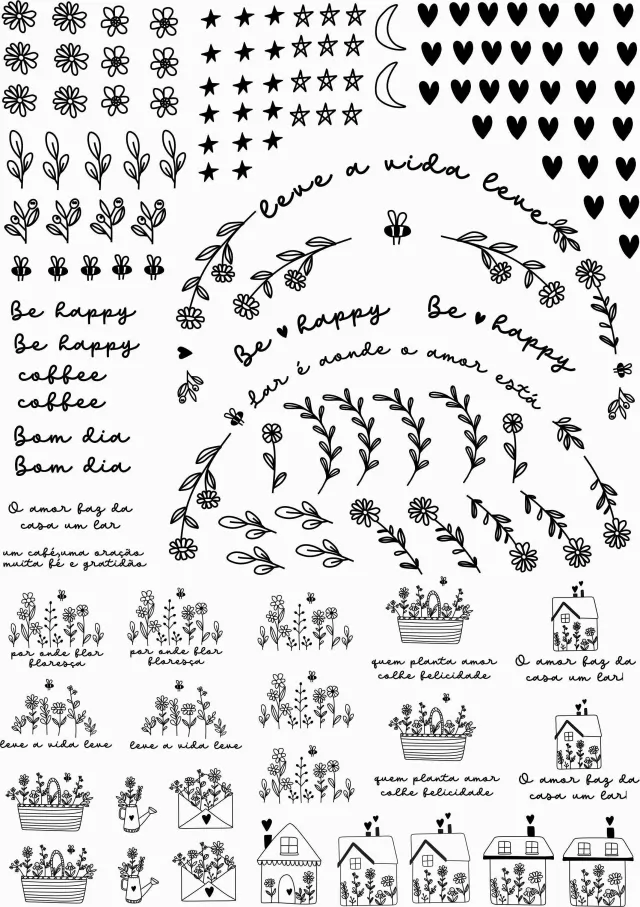 Arquivo Kit Digital Coleção Minimalista 1