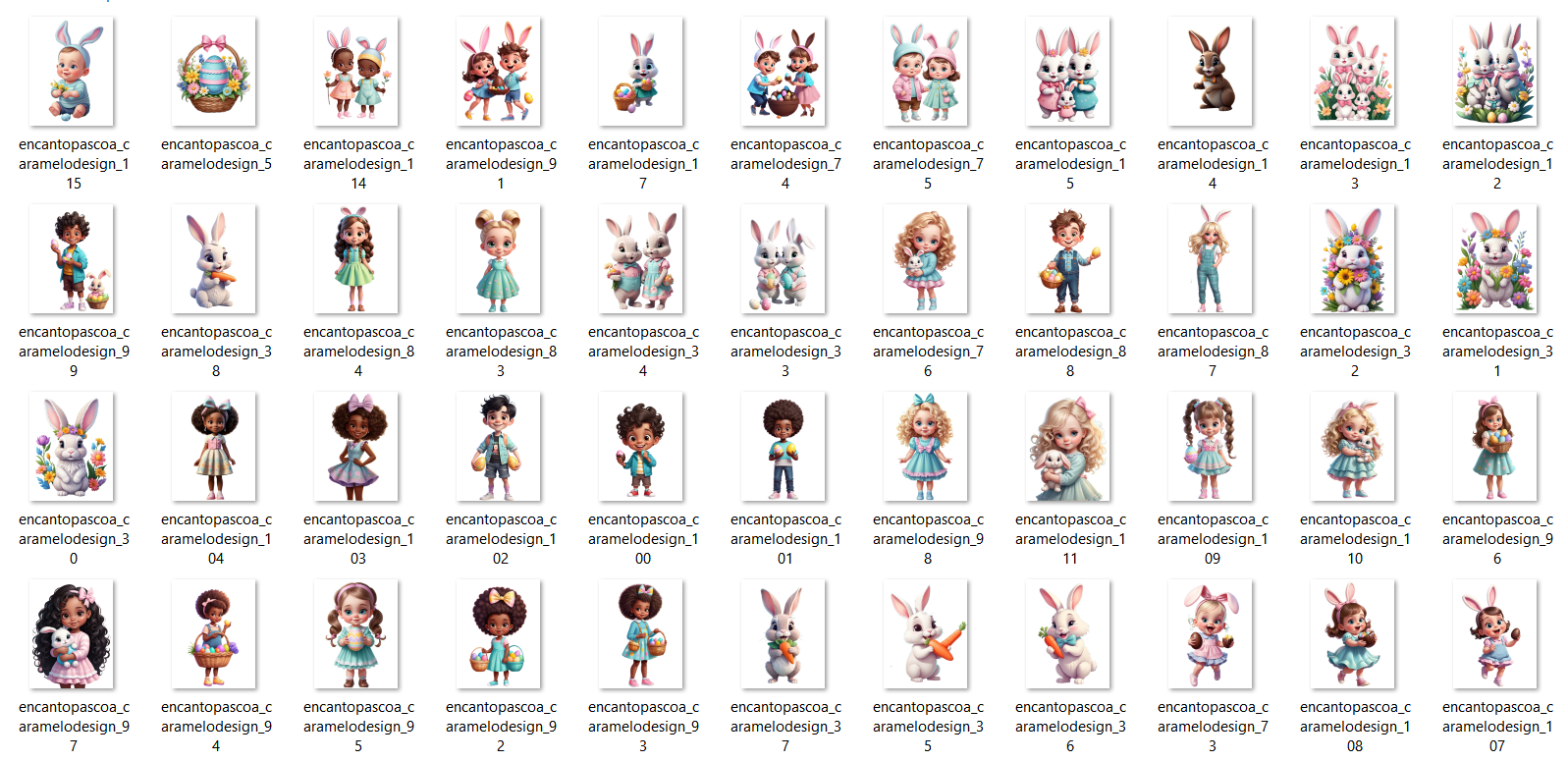 Arquivo Kit Digital Encanto de Páscoa 2