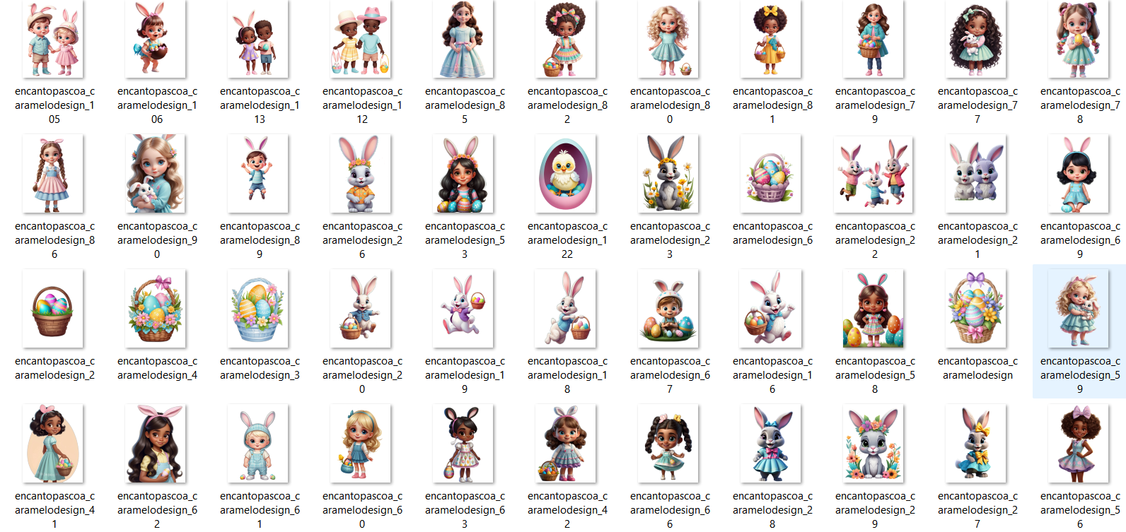 Arquivo Kit Digital Encanto de Páscoa 3