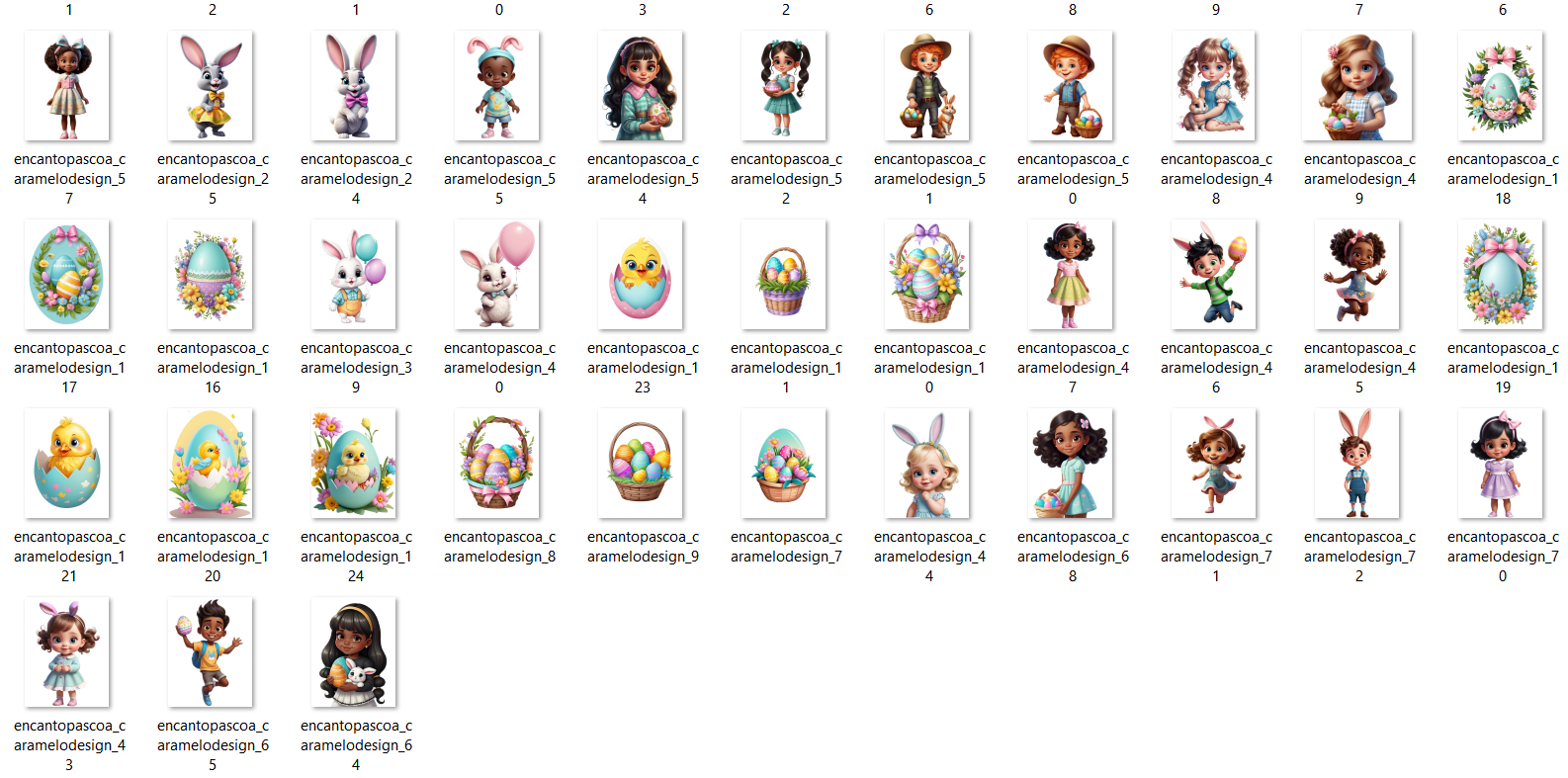 Arquivo Kit Digital Encanto de Páscoa 4