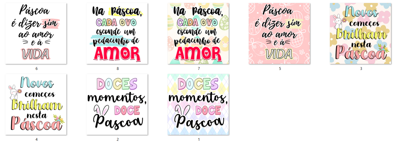 Arquivo Kit Digital Encanto de Páscoa 6