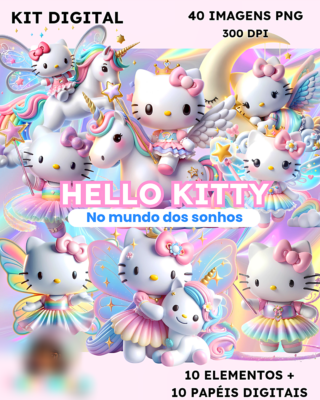 Arquivo Kit Digital Hello Kitty 1