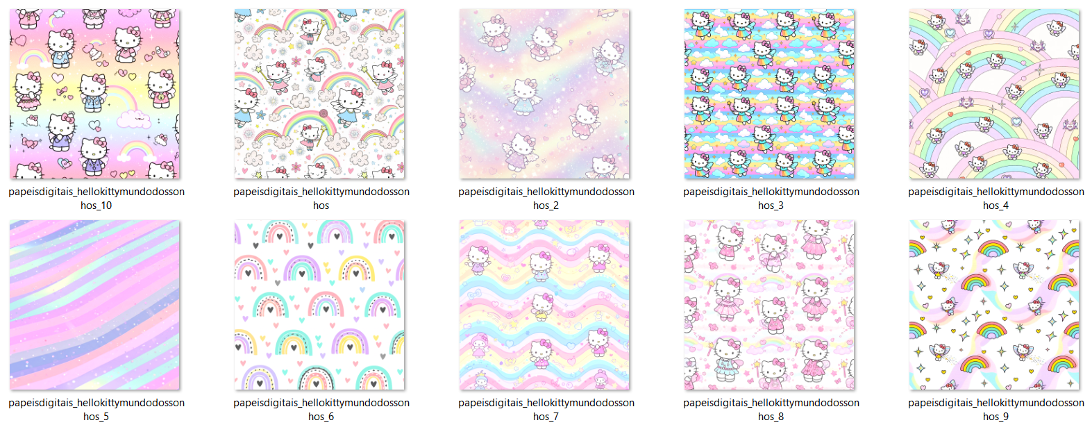 Arquivo Kit Digital Hello Kitty 2