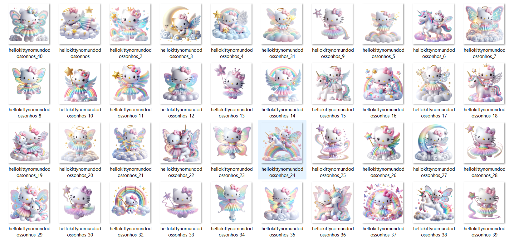 Arquivo Kit Digital Hello Kitty 3