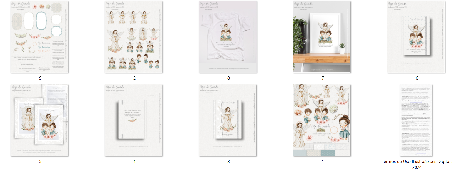 Arquivo Kit Digital Anjo da Guarda 3