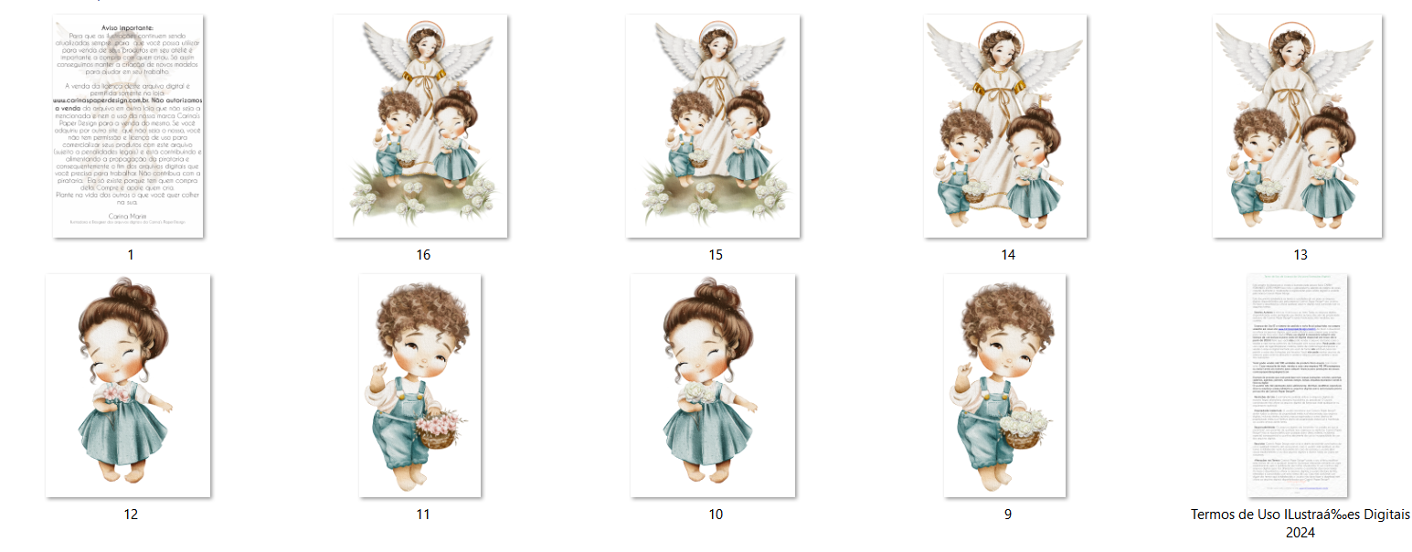 Arquivo Kit Digital Anjo da Guarda 4