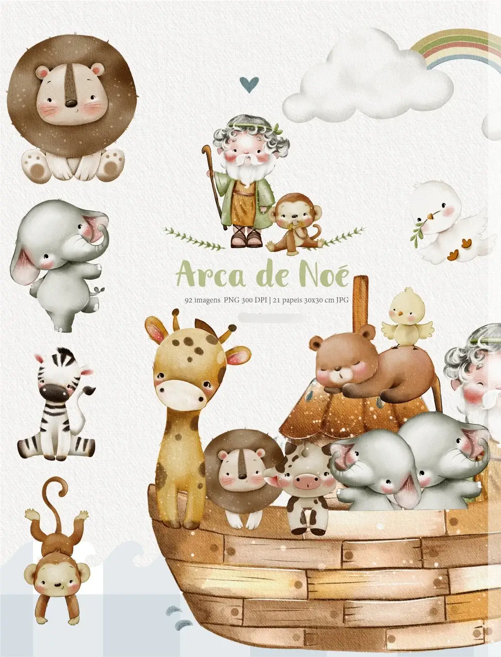 Arquivo Kit Digital Arca de Noé 1