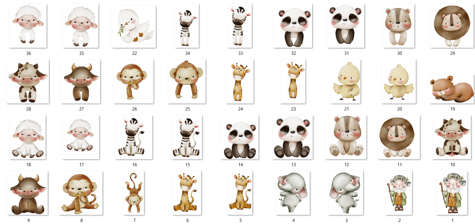 Arquivo Kit Digital Arca de Noé 4