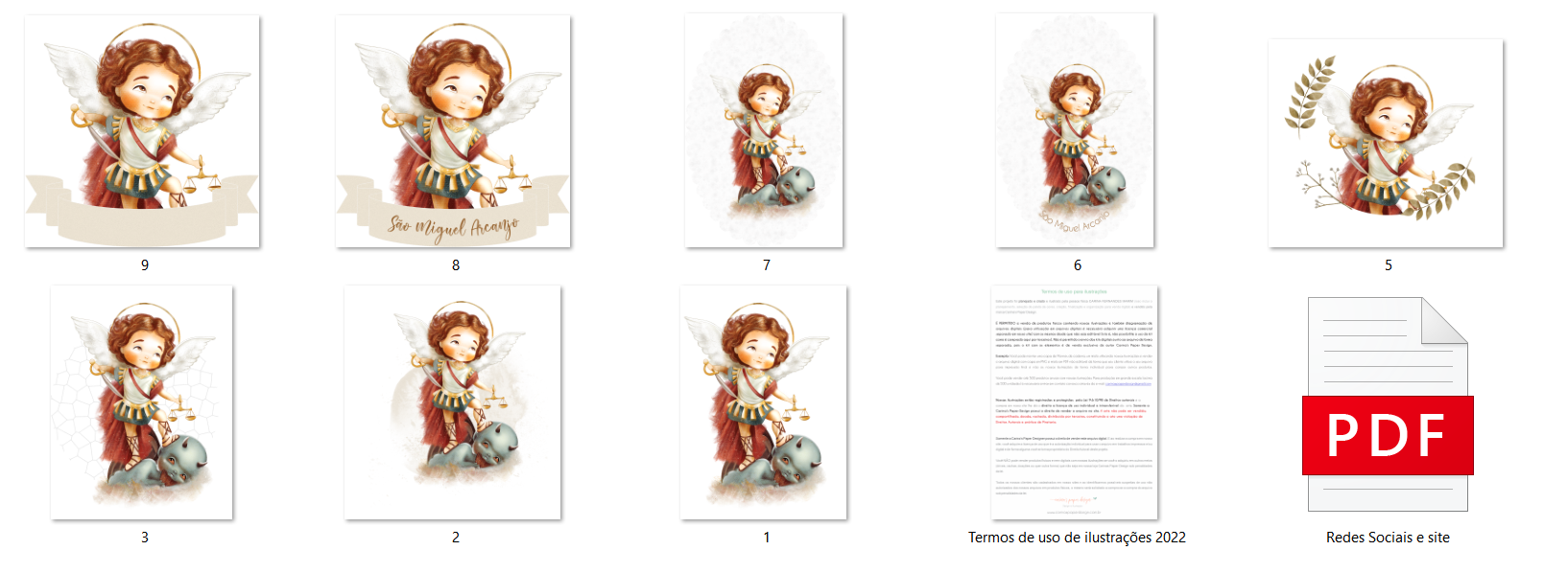 Arquivo Kit Digital Arcanjos 6