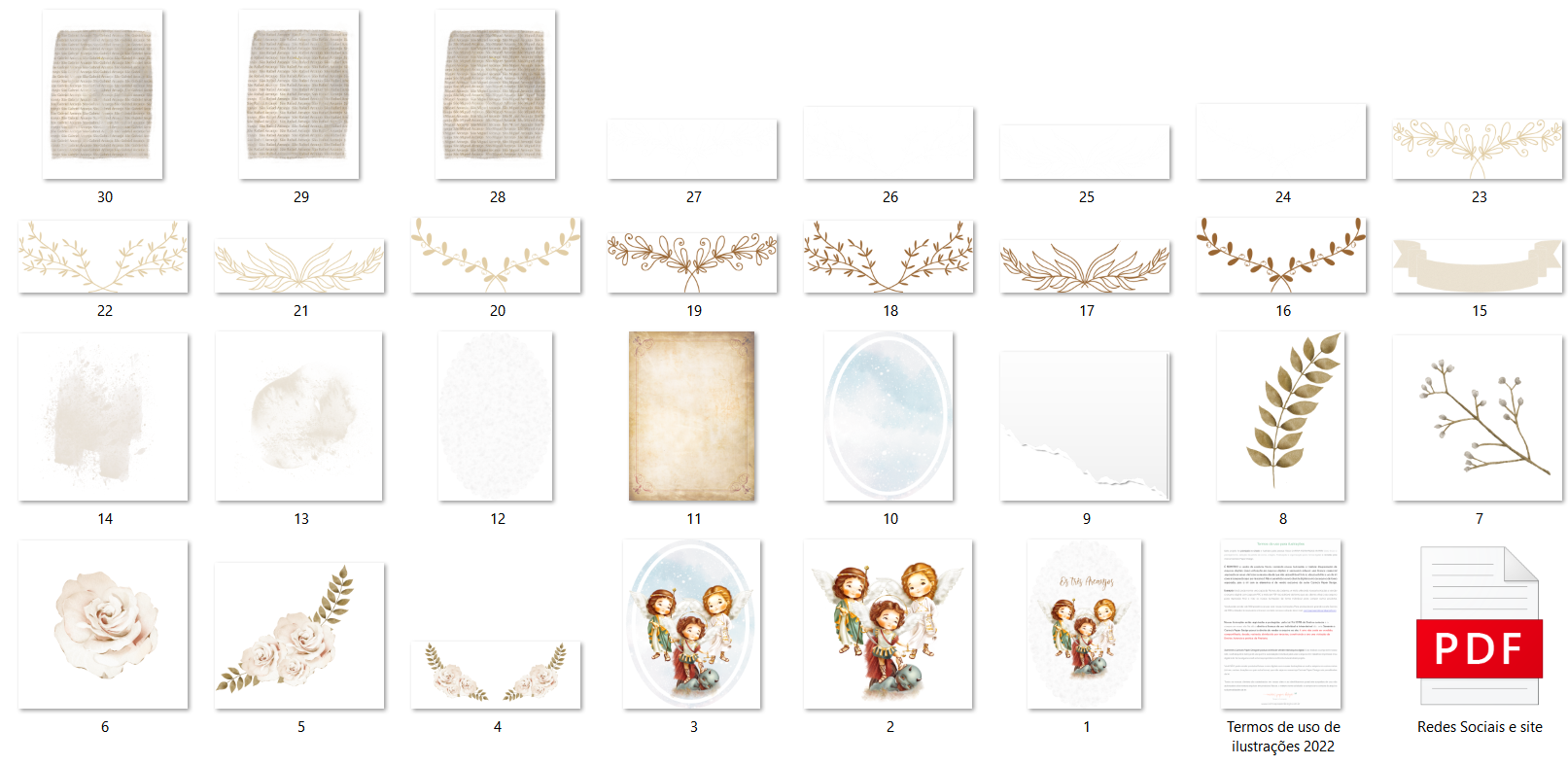 Arquivo Kit Digital Arcanjos 7