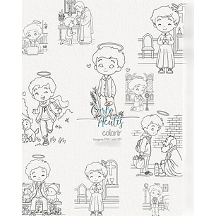 Arquivo Kit Digital Carlos Acutis Para Colorir