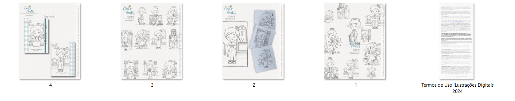 Arquivo Kit Digital Carlos Acutis Para Colorir 3