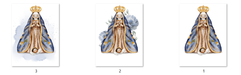 Arquivo Kit Digital Combo Santinhas 2