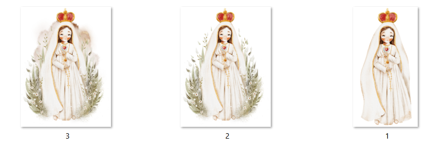 Arquivo Kit Digital Combo Santinhas 3