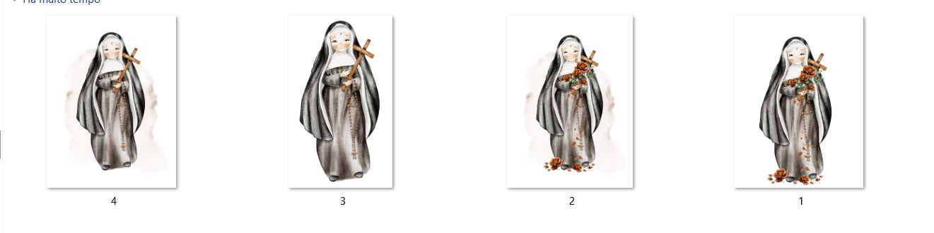 Arquivo Kit Digital Combo Santinhas 4