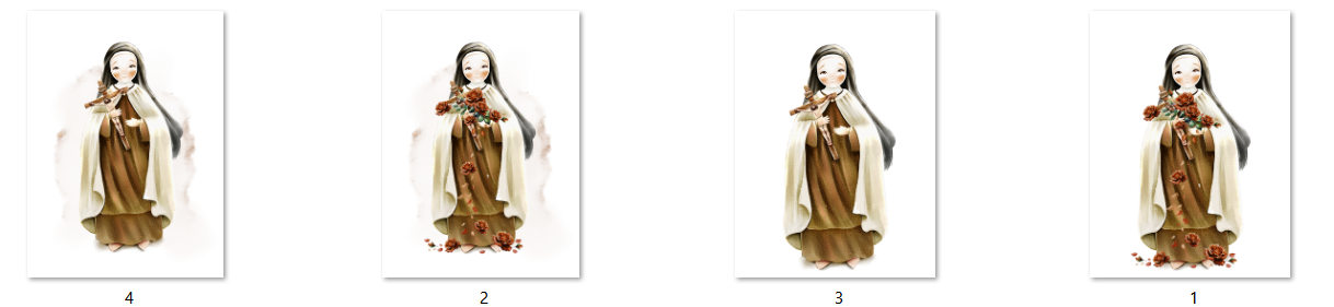 Arquivo Kit Digital Combo Santinhas 5