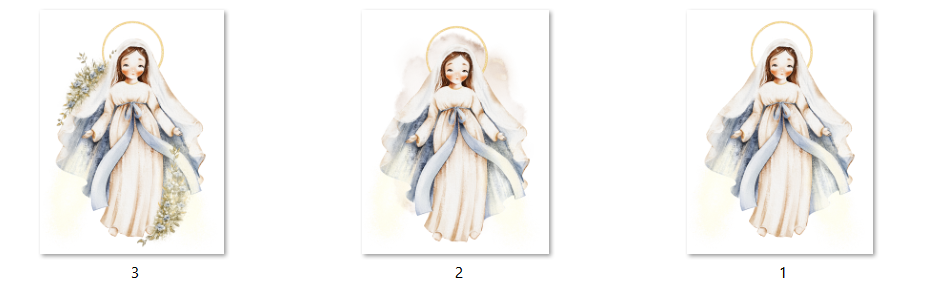 Arquivo Kit Digital Combo Santinhas 6