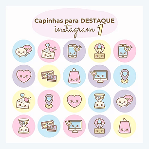 Arquivo Kit Digital Capinhas para Destaque