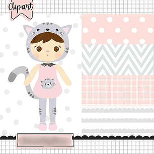 Arquivo Kit Digital Gatinha 