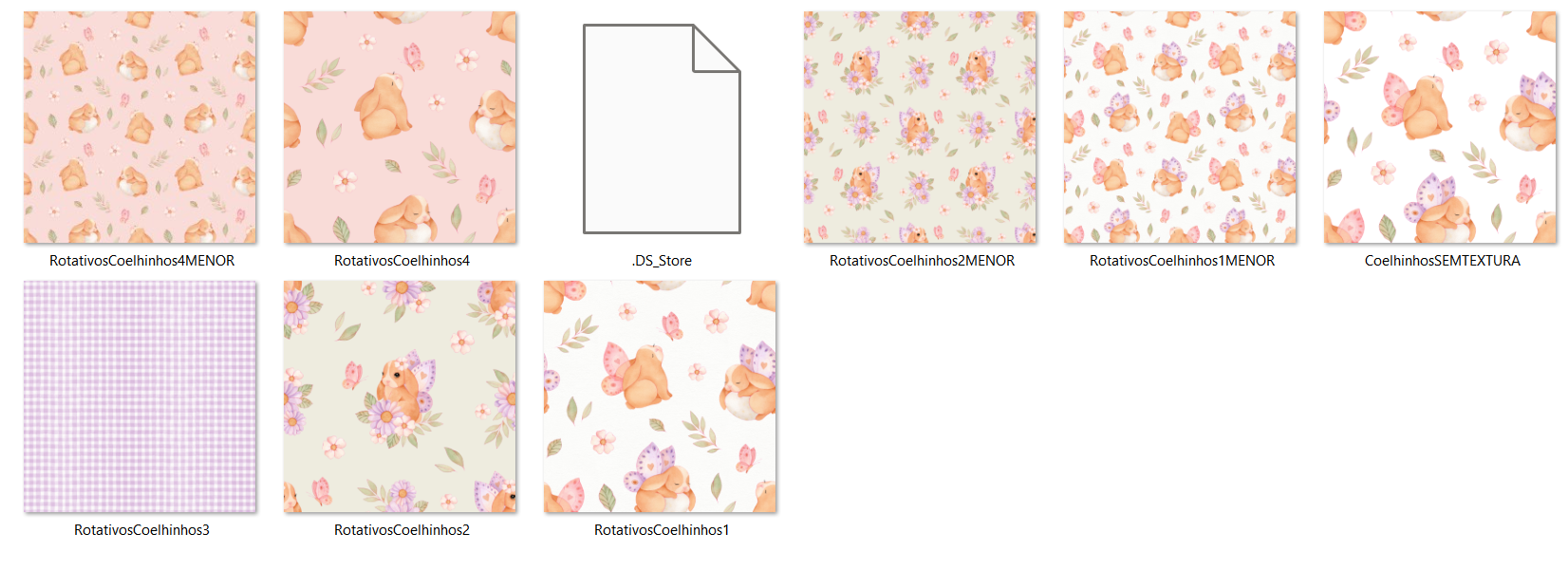 Arquivo Kit Digital Coelhinho no Jardim 3