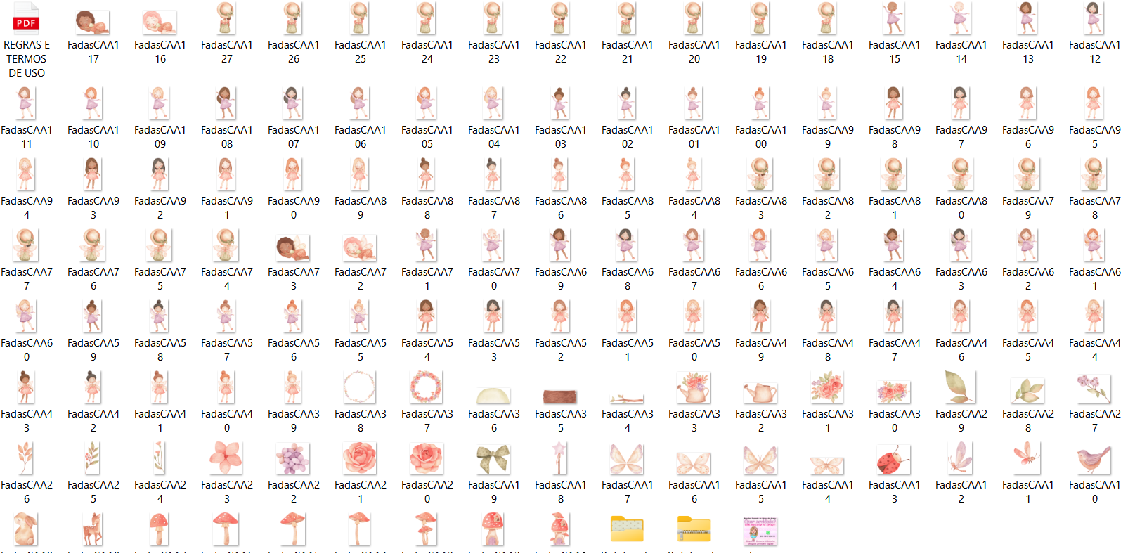 Arquivo Kit Digital Fadas  2