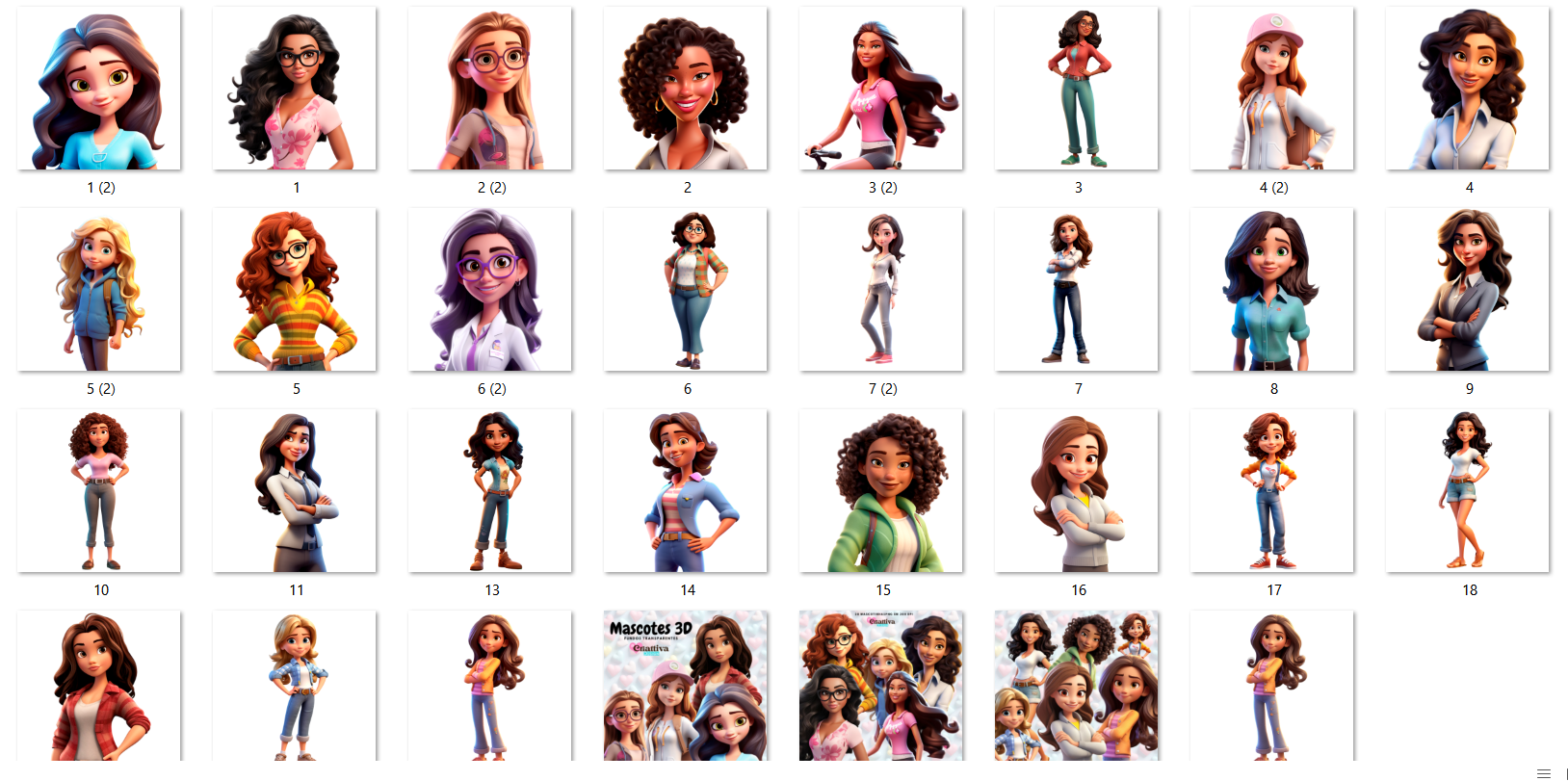 Arquivo Kit Digital Mascotinhas 2