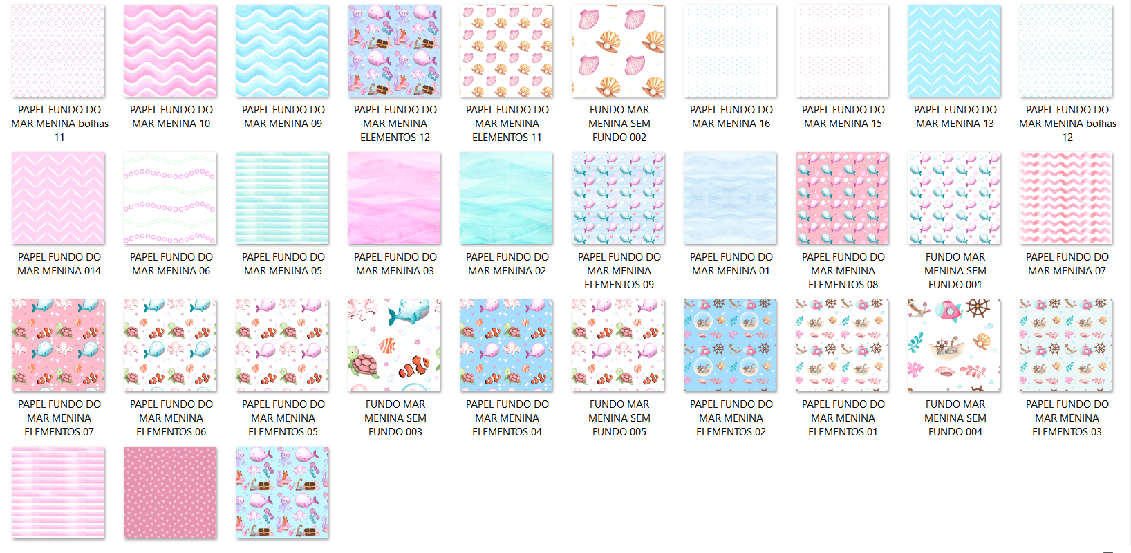 Arquivo Kit Digital Fundo do Mar  3