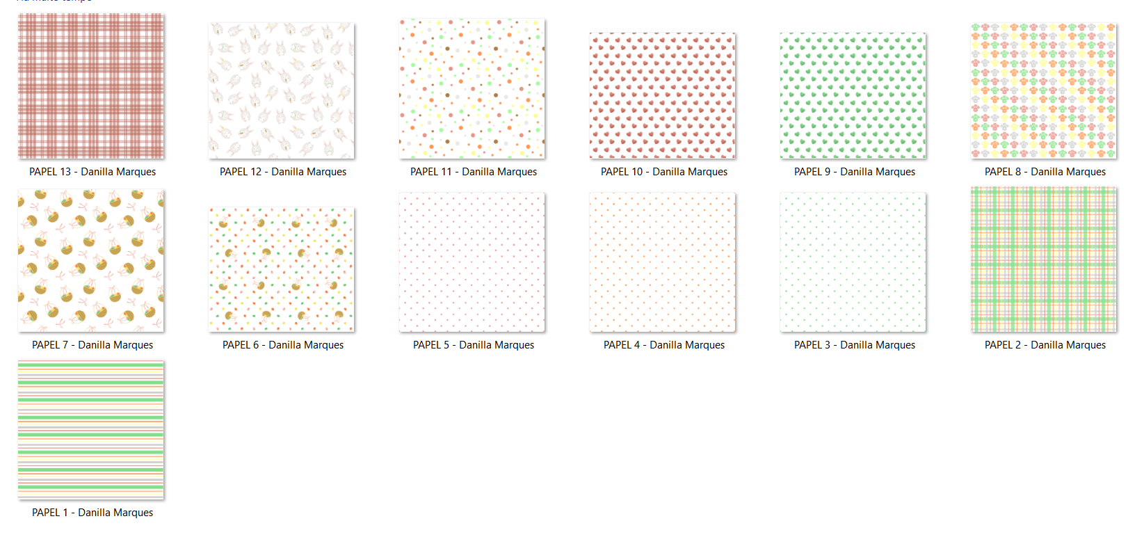 Arquivo Kit Digital Coelhinho da Páscoa 3