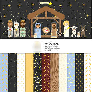 Arquivo Natal Real Kit Digital