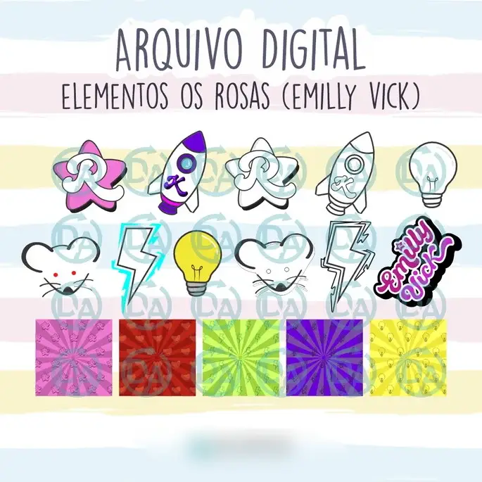 Arquivo Kit Digital Emilly Vick 1
